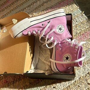 Brand New Purple converse, never been worn